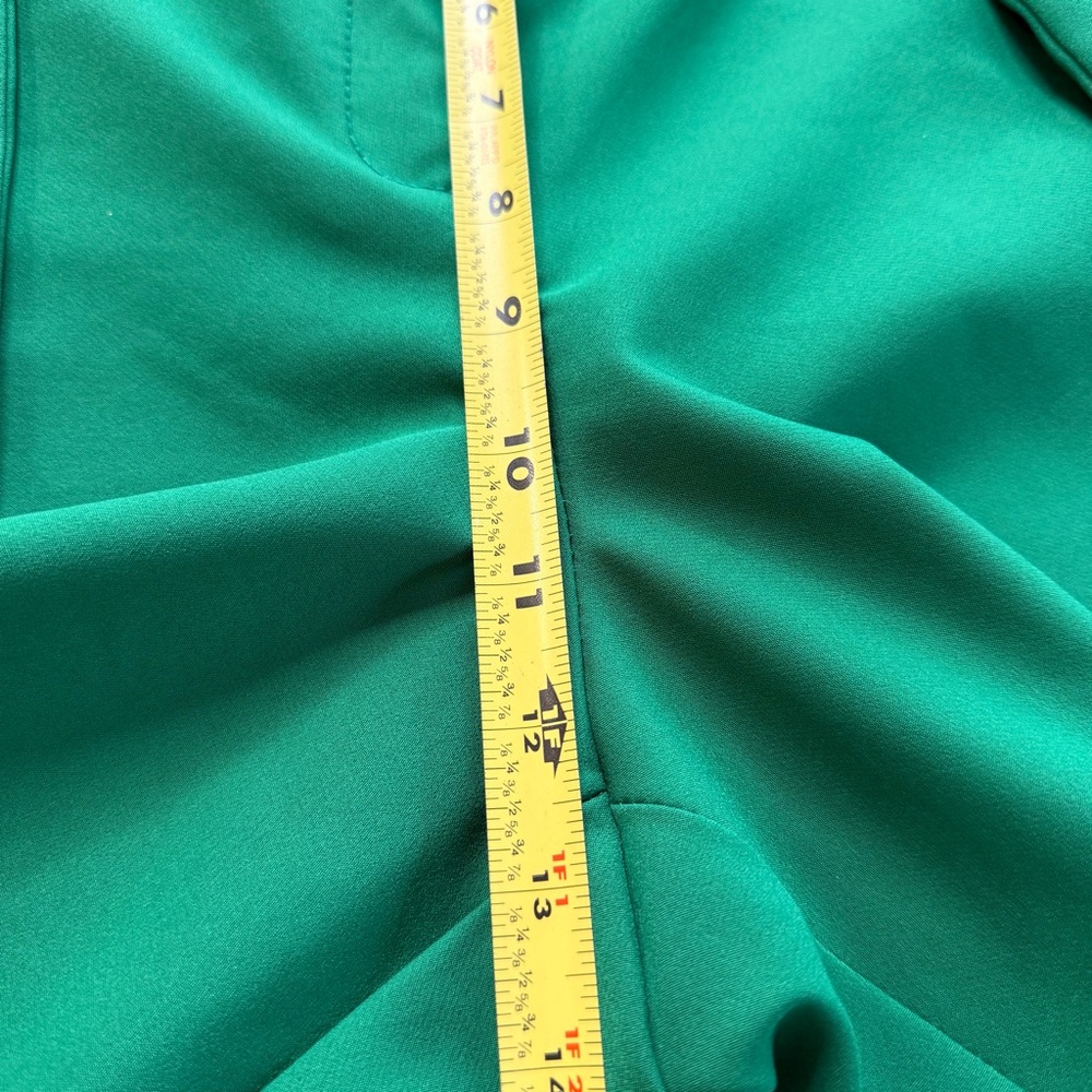 7th Avenue New York Green Belted Trousers Size 12 Average - Picture 15 of 16